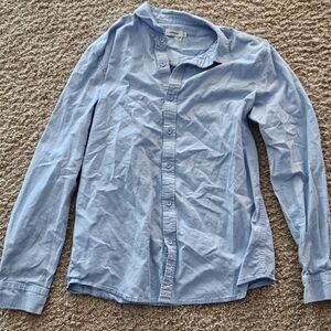 H&M Casual Light Blue Button Down Shirt